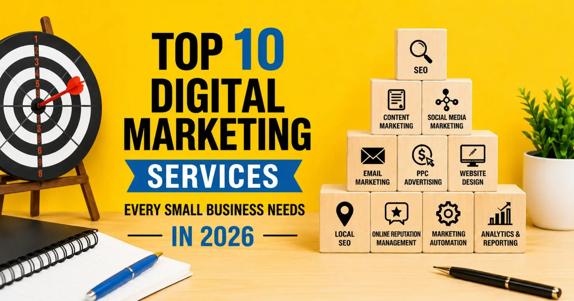 Top 10 Digital Marketing Services Every Small Business Needs in 2026