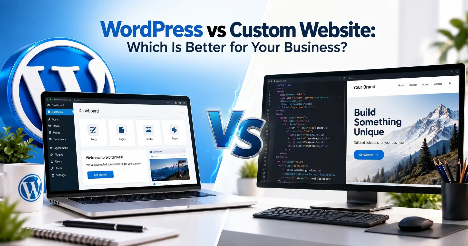 wordpres-vs-custom-website